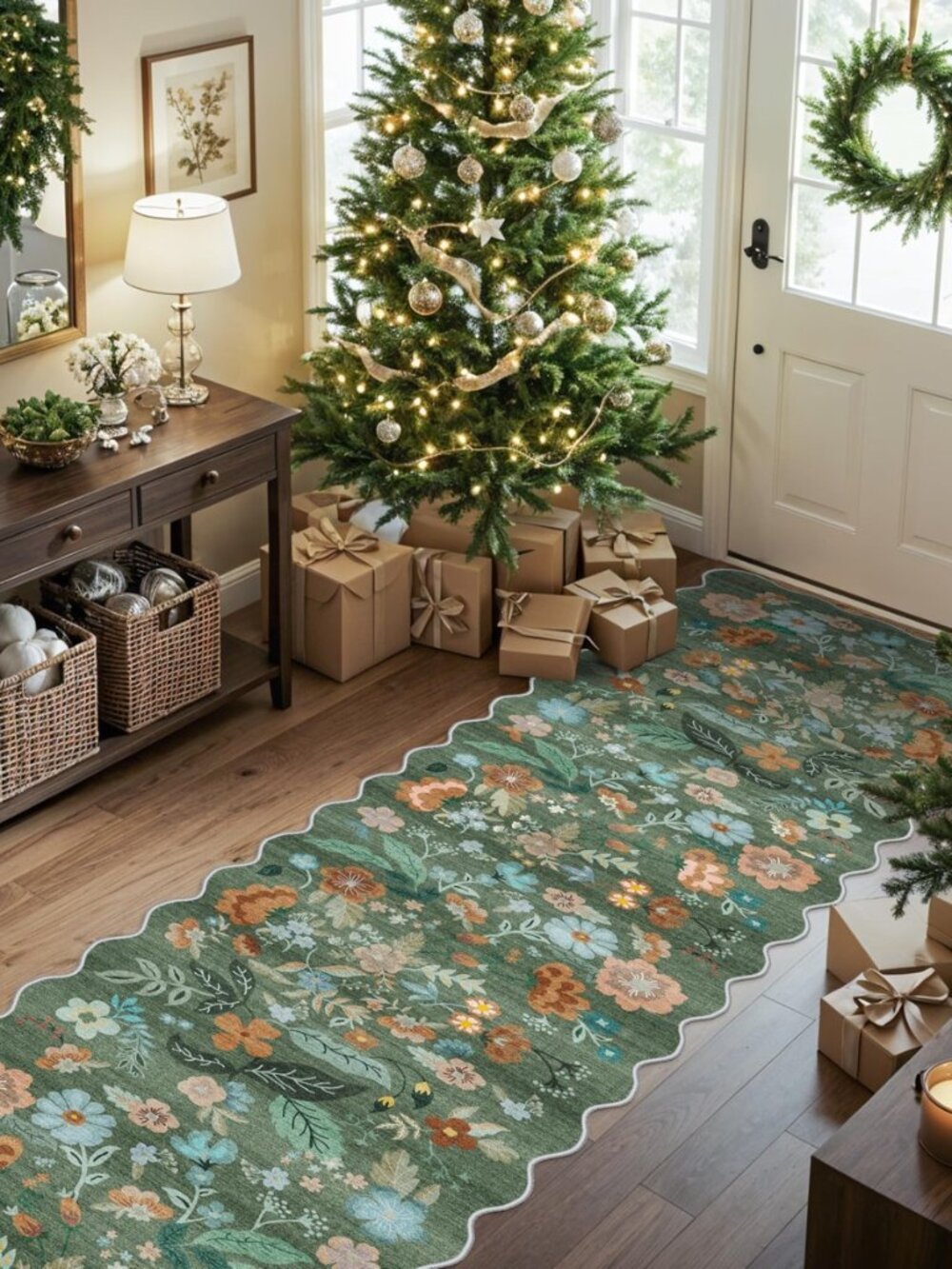 Washable 2x8 Hallway Runner Rug: Water-Resistant Kitchen Rug Soft Bedroom Carpet